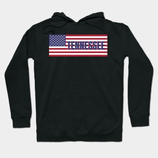 Tennessee State in American Flag Hoodie